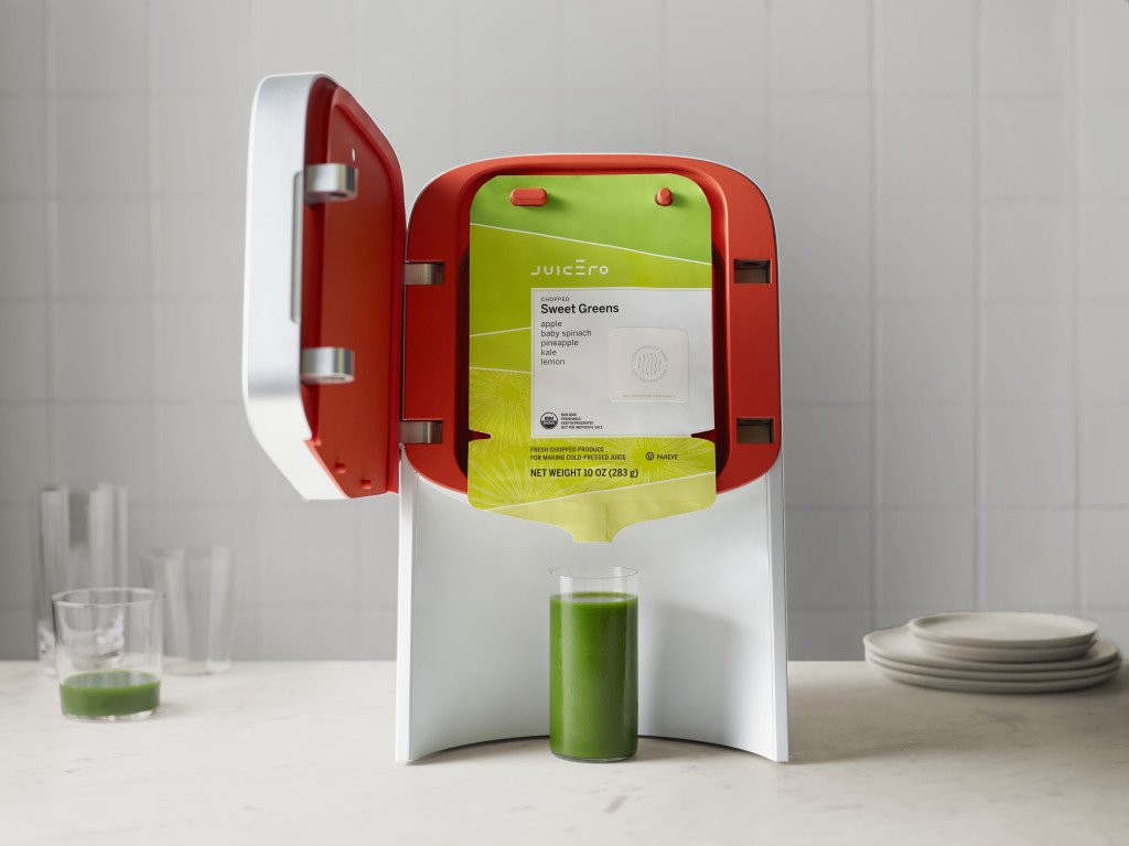 Juicero Press_Open Door with Pack