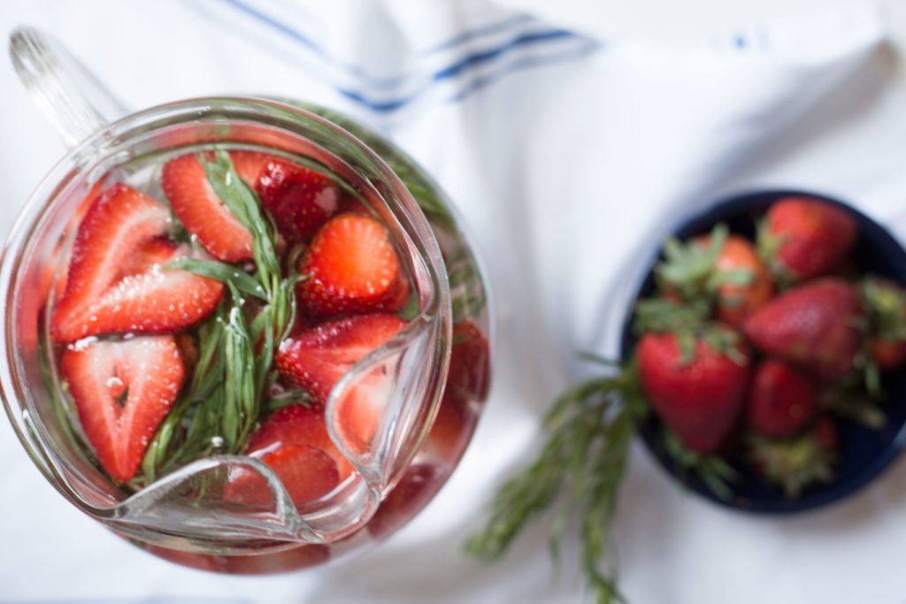 Infused-Water-Strawberry-Tarragon