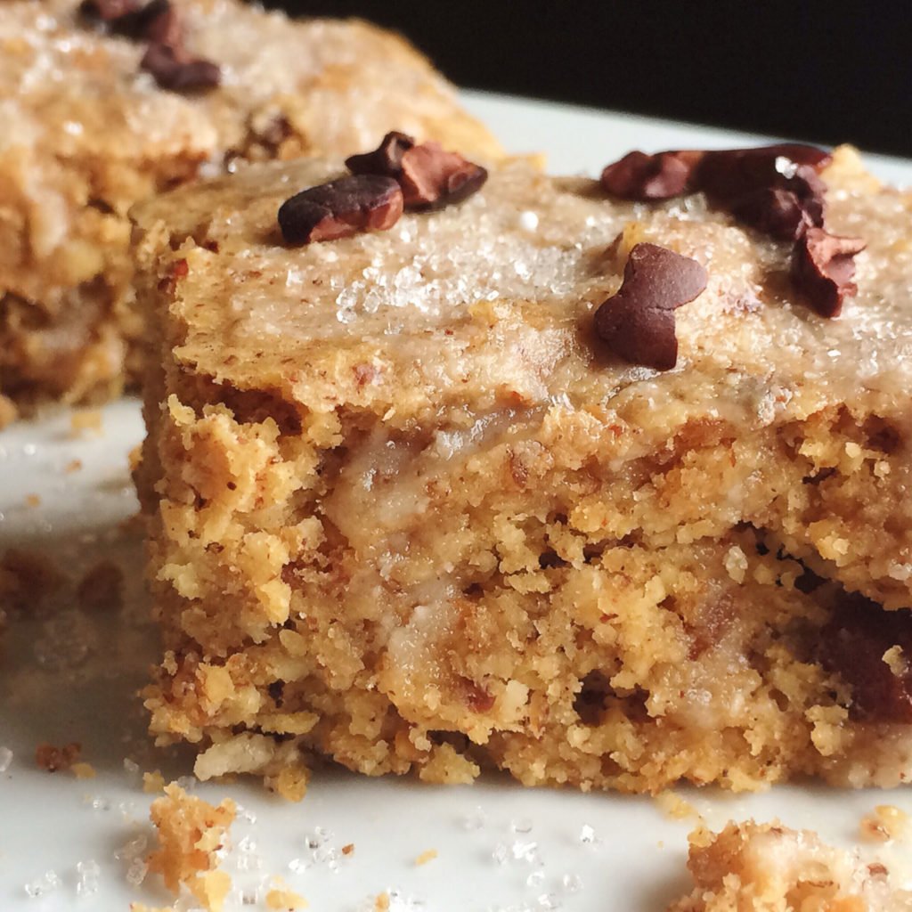 vegan peanut butter blondies