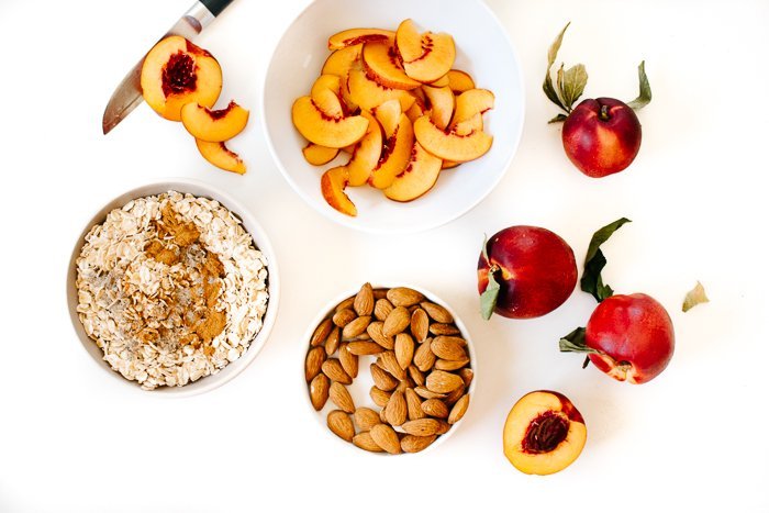 ingredients-nectarine-breakfast-bars